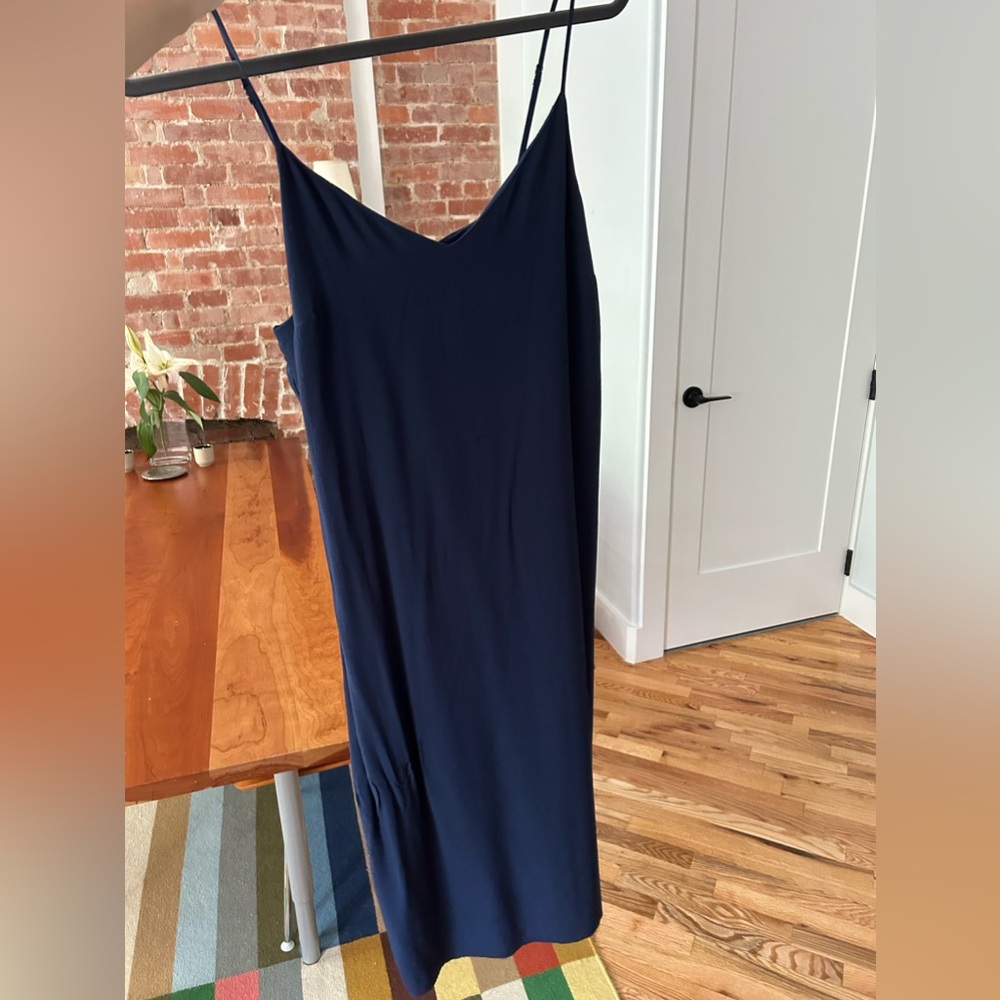 Madewell 100% silk slip dress